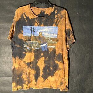 Vintage Ice Cube Tee Shirt Distressed Acid Washed Size Medium Large Rap T-Shirt